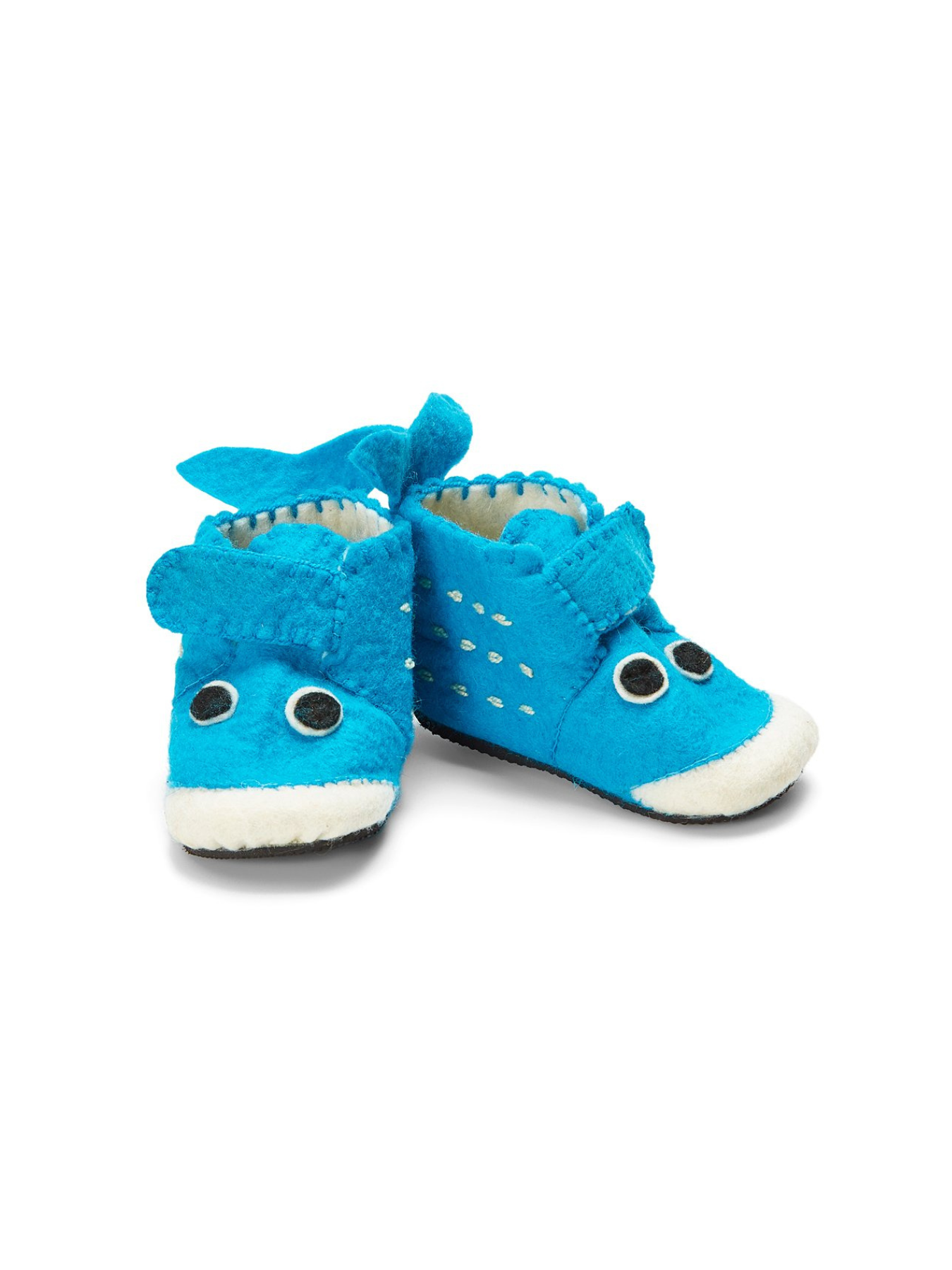 velour whale footie