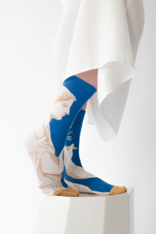 Cobalt Statue Socks – Koraa