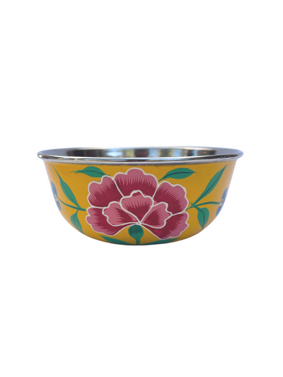 Hand Painted Flower Bowl
