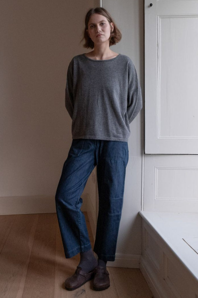 Margate Relaxed Trousers - Heavy Denim