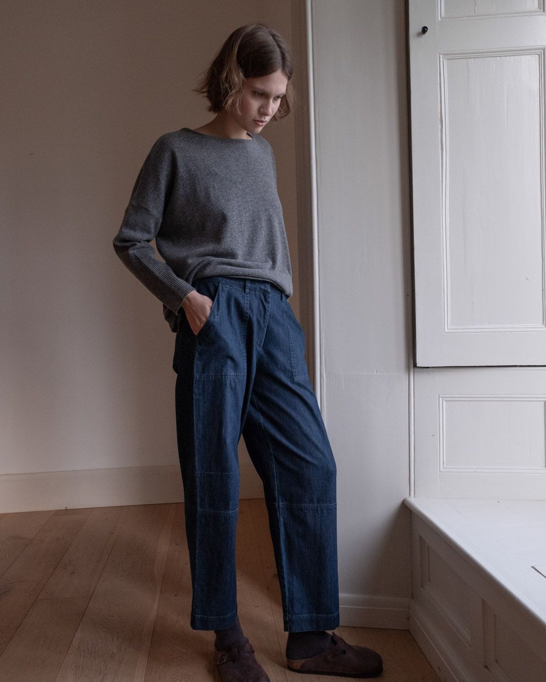 Margate Relaxed Trousers - Heavy Denim