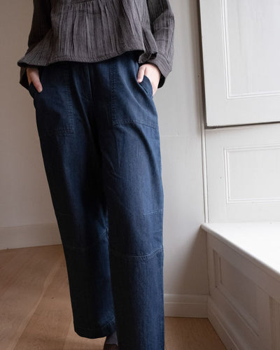 Margate Relaxed Trousers - Heavy Denim