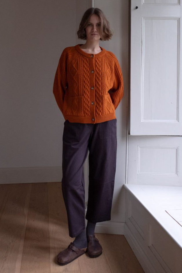 Margate Relaxed Trousers - Twill Gray