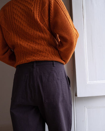 Margate Relaxed Trousers - Twill Gray