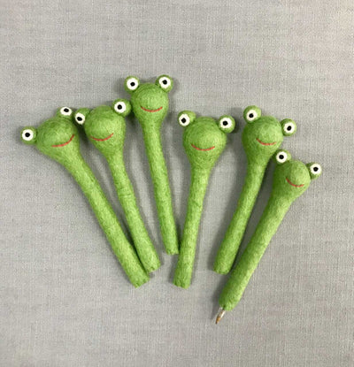 Felt Pencil Topper - Frog
