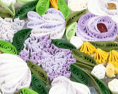 Artist Series: Quilled Spring Bouquet Renoir Greeting Card