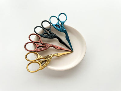 Embroidery stork scissors, small bird scissors