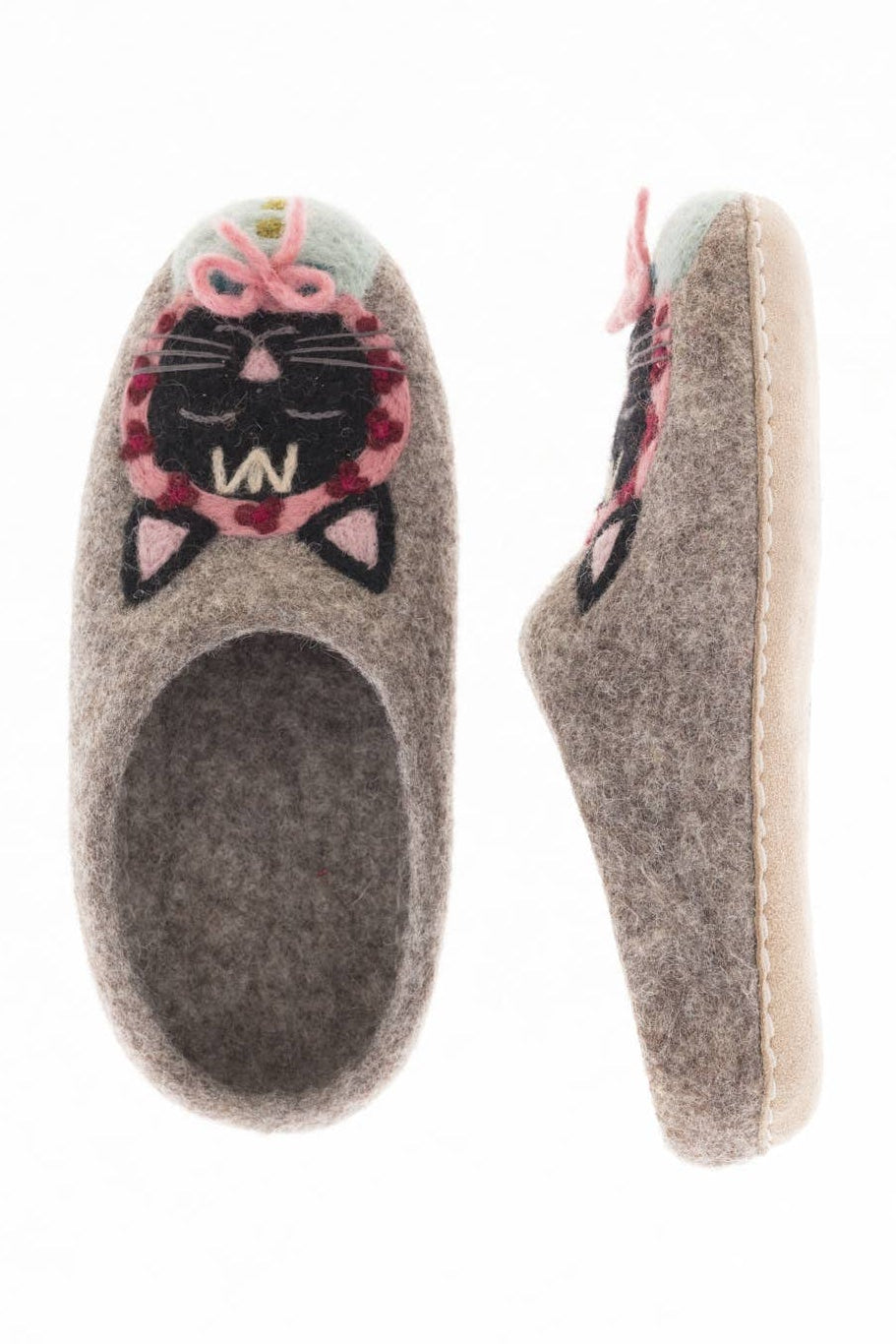 Cat Slipper - Grey