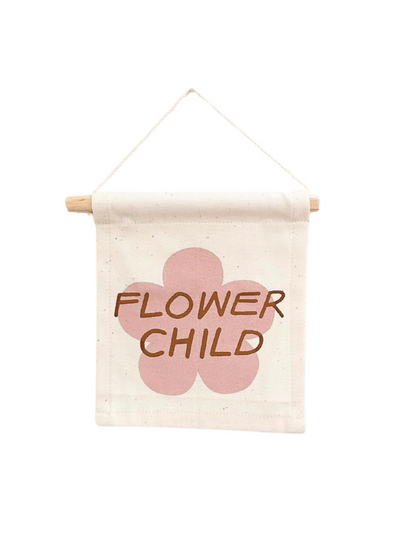 Flower Child Canvas Hang Sign