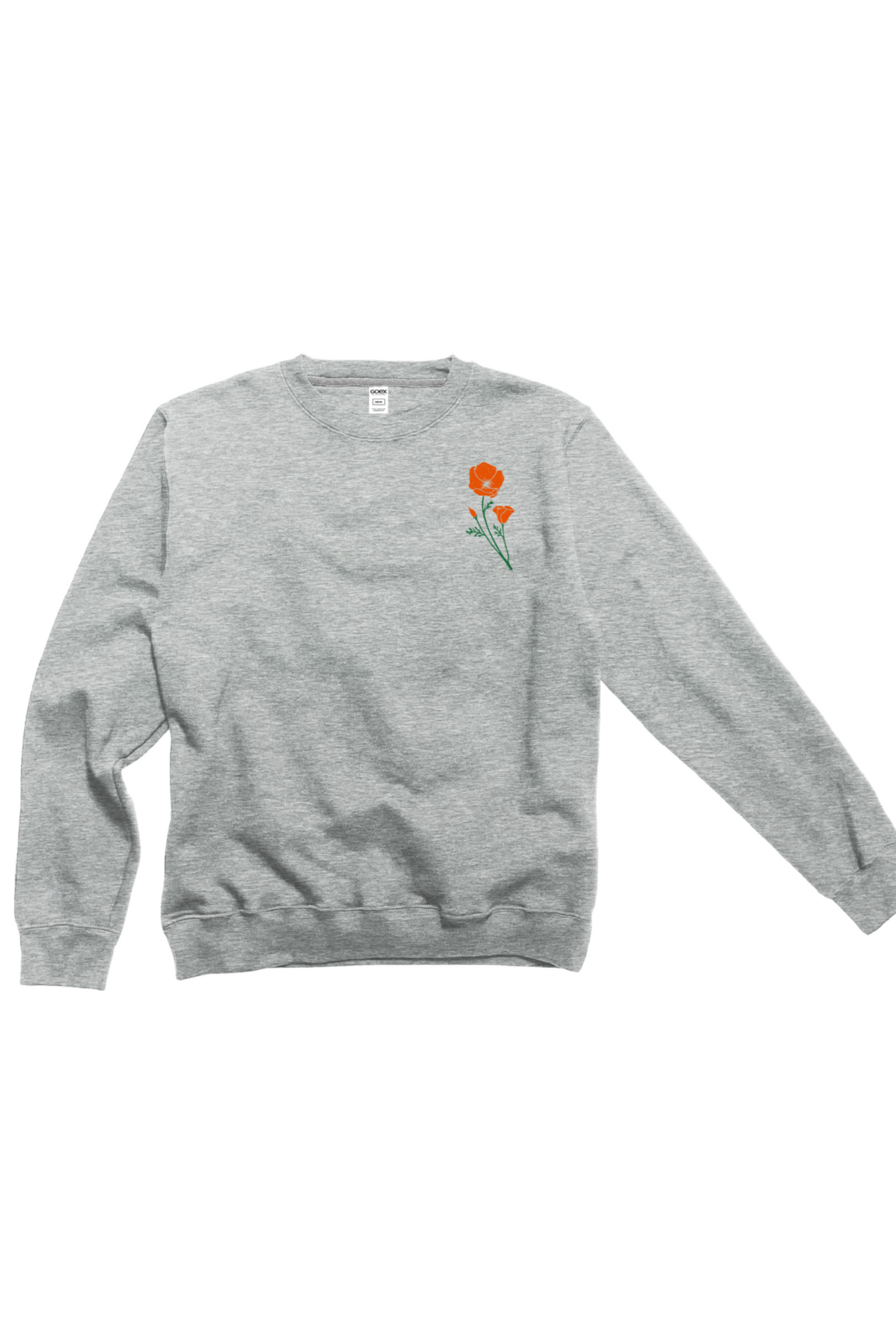 Berkeley California Poppy Sweatshirt - Unisex Crew