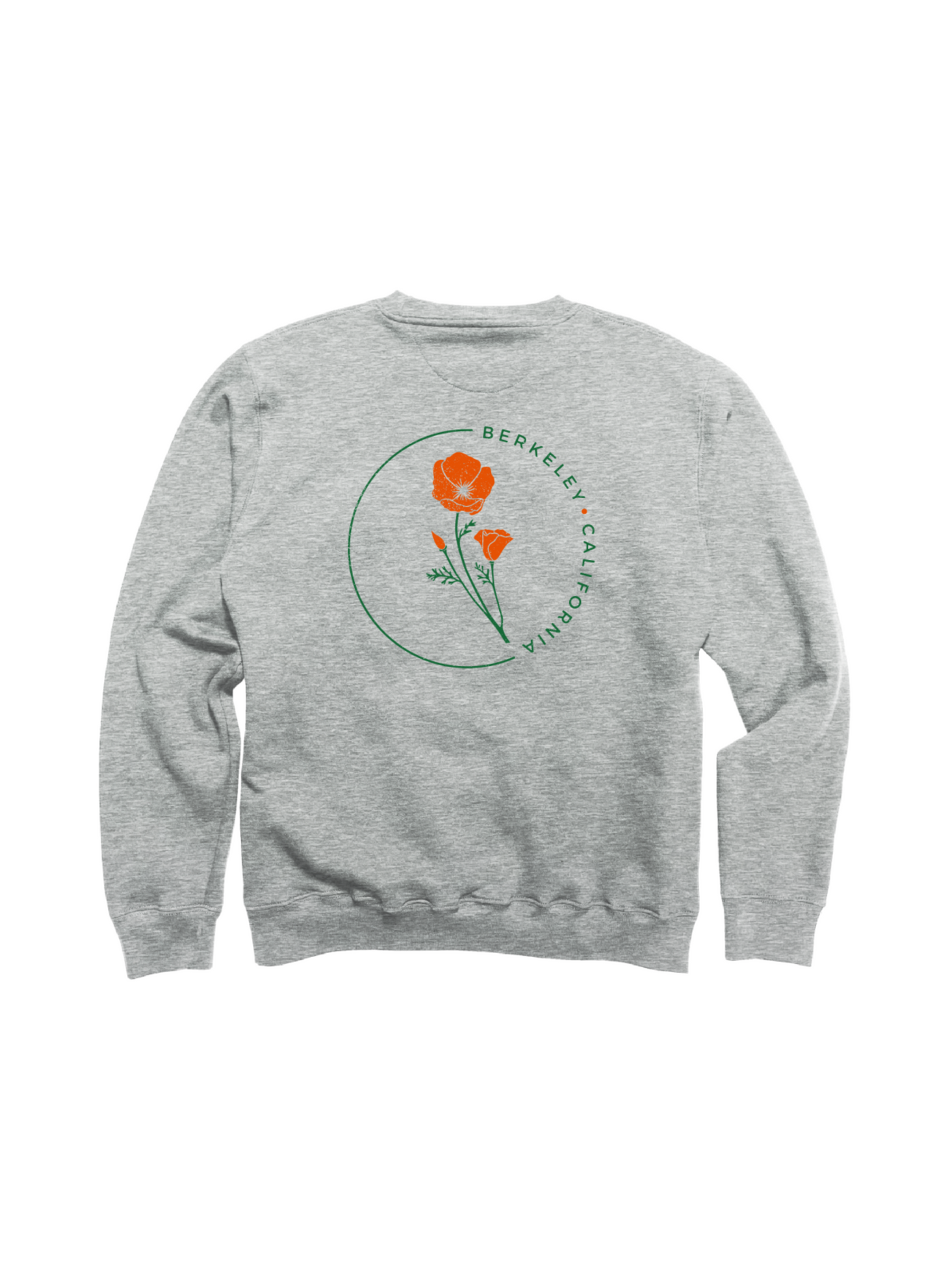Berkeley California Poppy Sweatshirt - Unisex Crew
