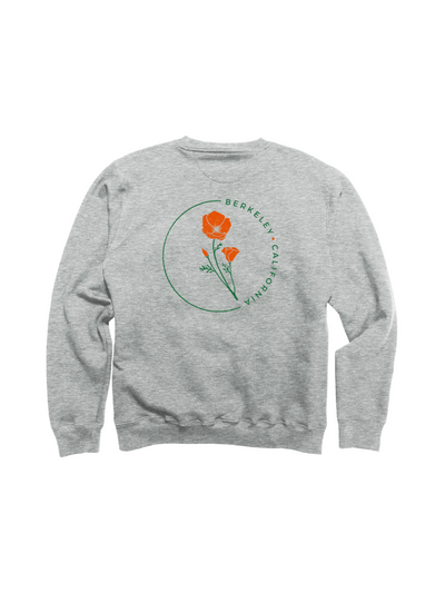 California Poppy Sweatshirt - Unisex Crew