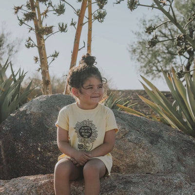 The Sunflower Kids Tee Shirt, Positive Vibes Shirt
