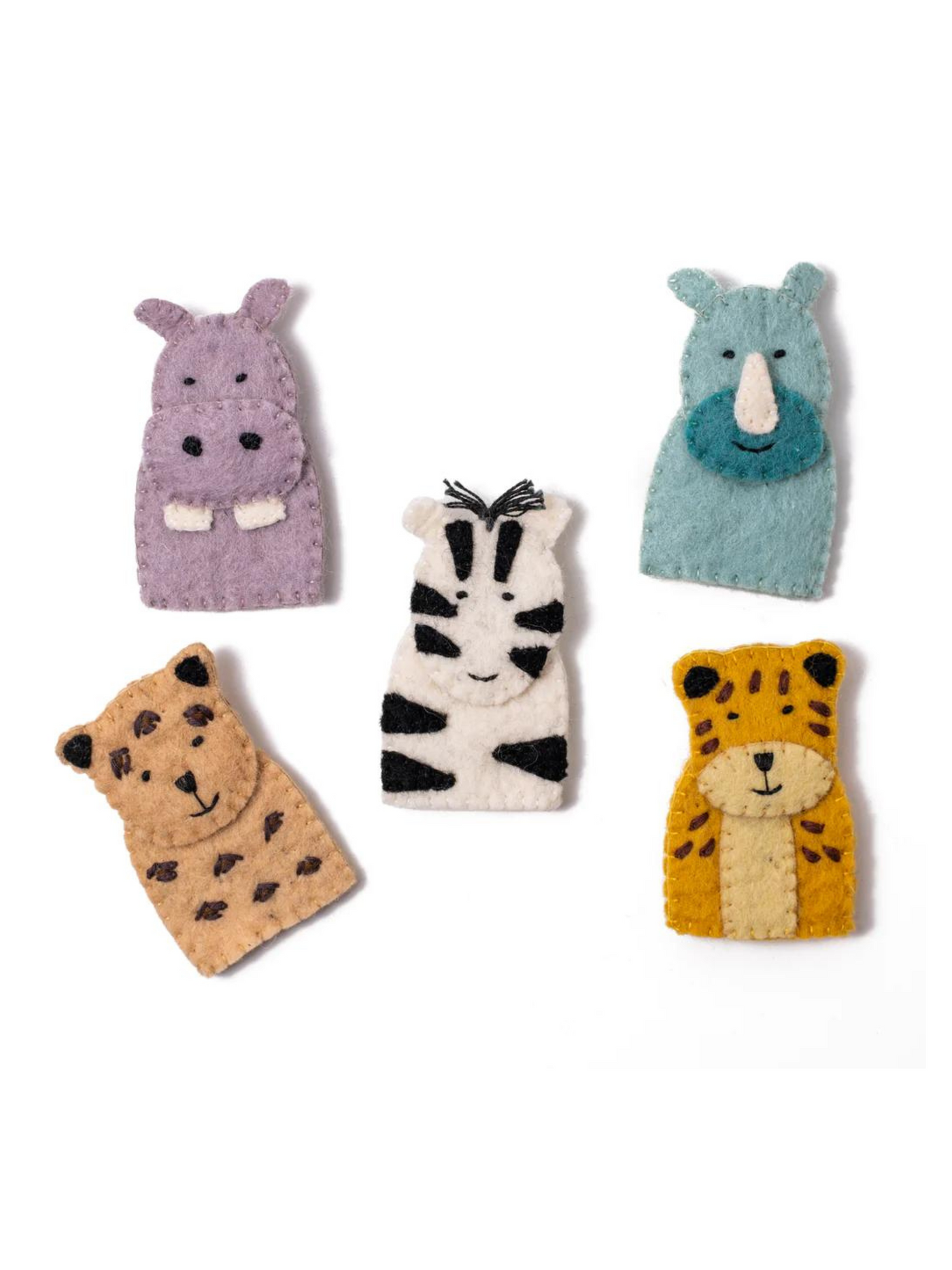 Felt Safari Finger Puppet