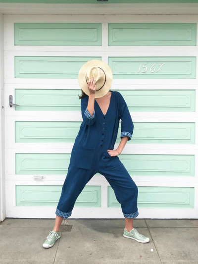 Handspun Indigo Jumpsuit