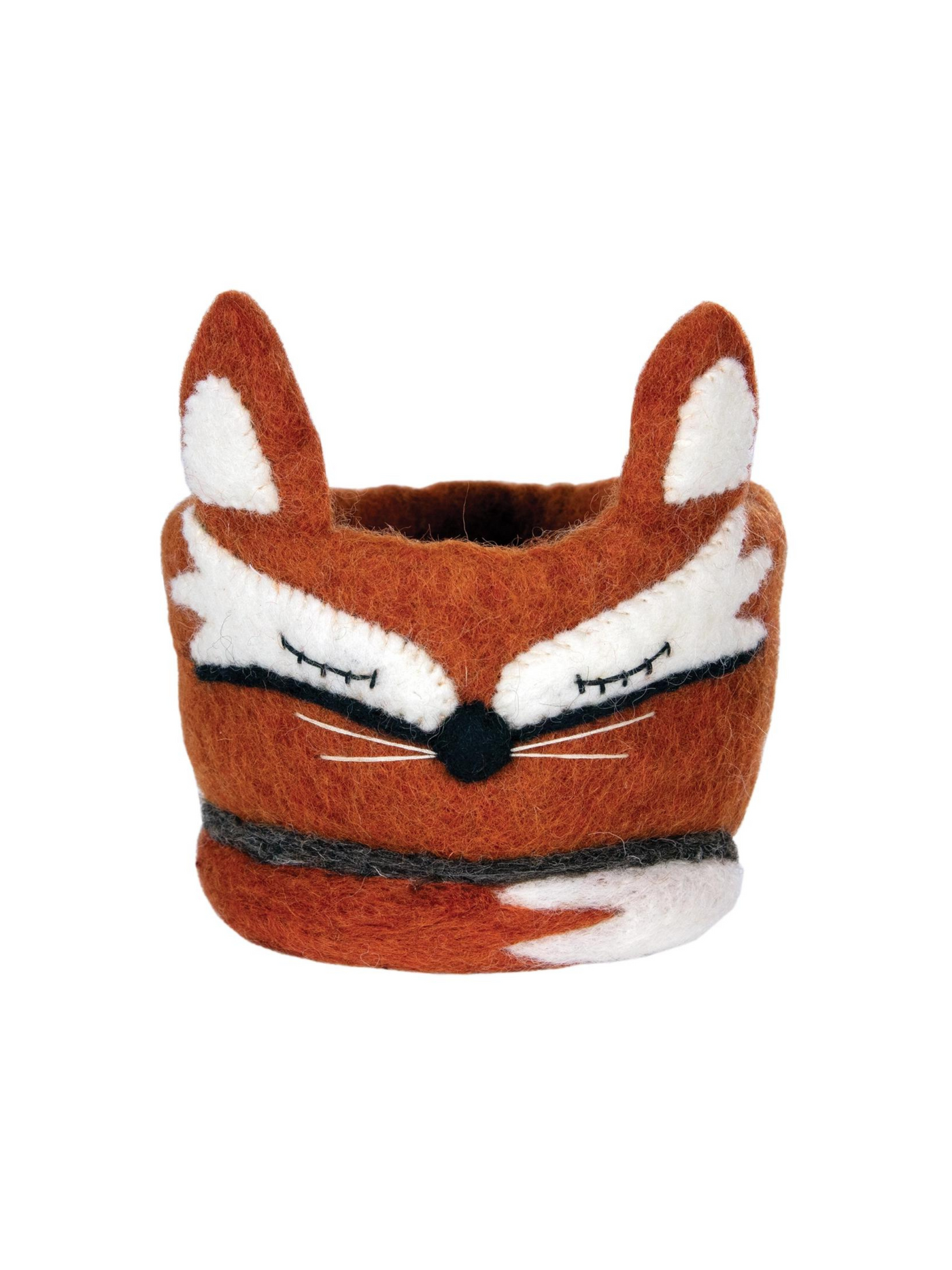 Fox Felt Planter Pot