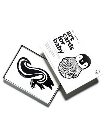Black and White Art Cards - Animals