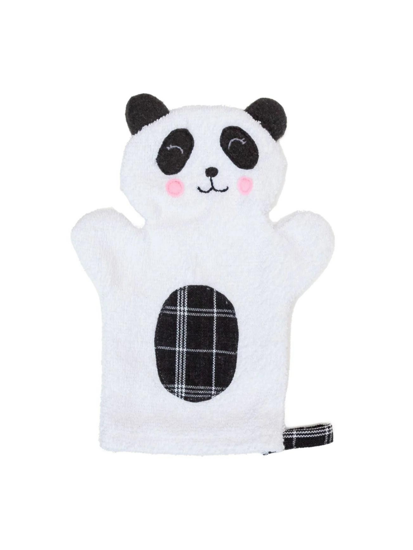 Panda Puppet Washcloth