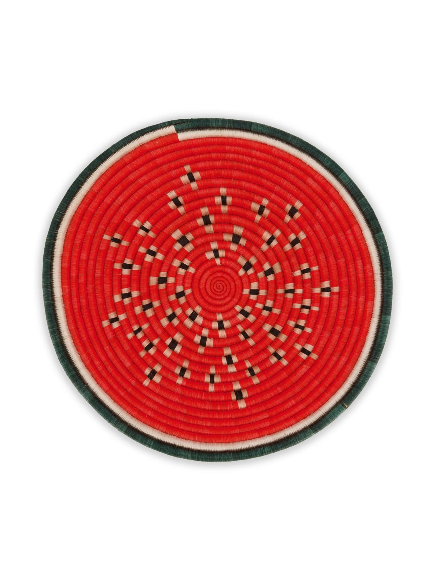 14" Seratonia Watermelon Woven Bowl