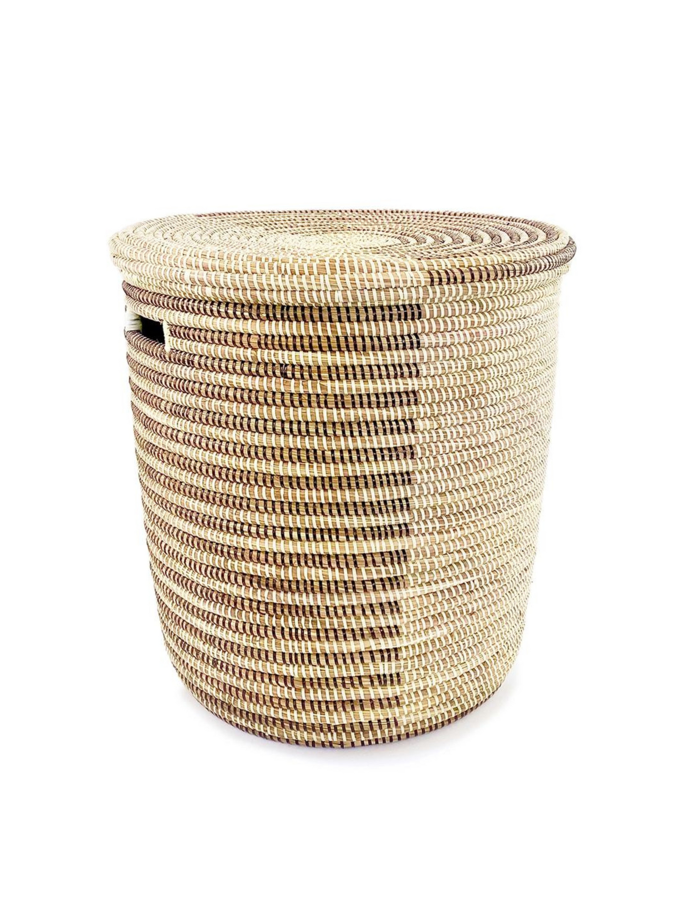 Laundry Basket - Espresso and Cream (Pick up or local delivery only)