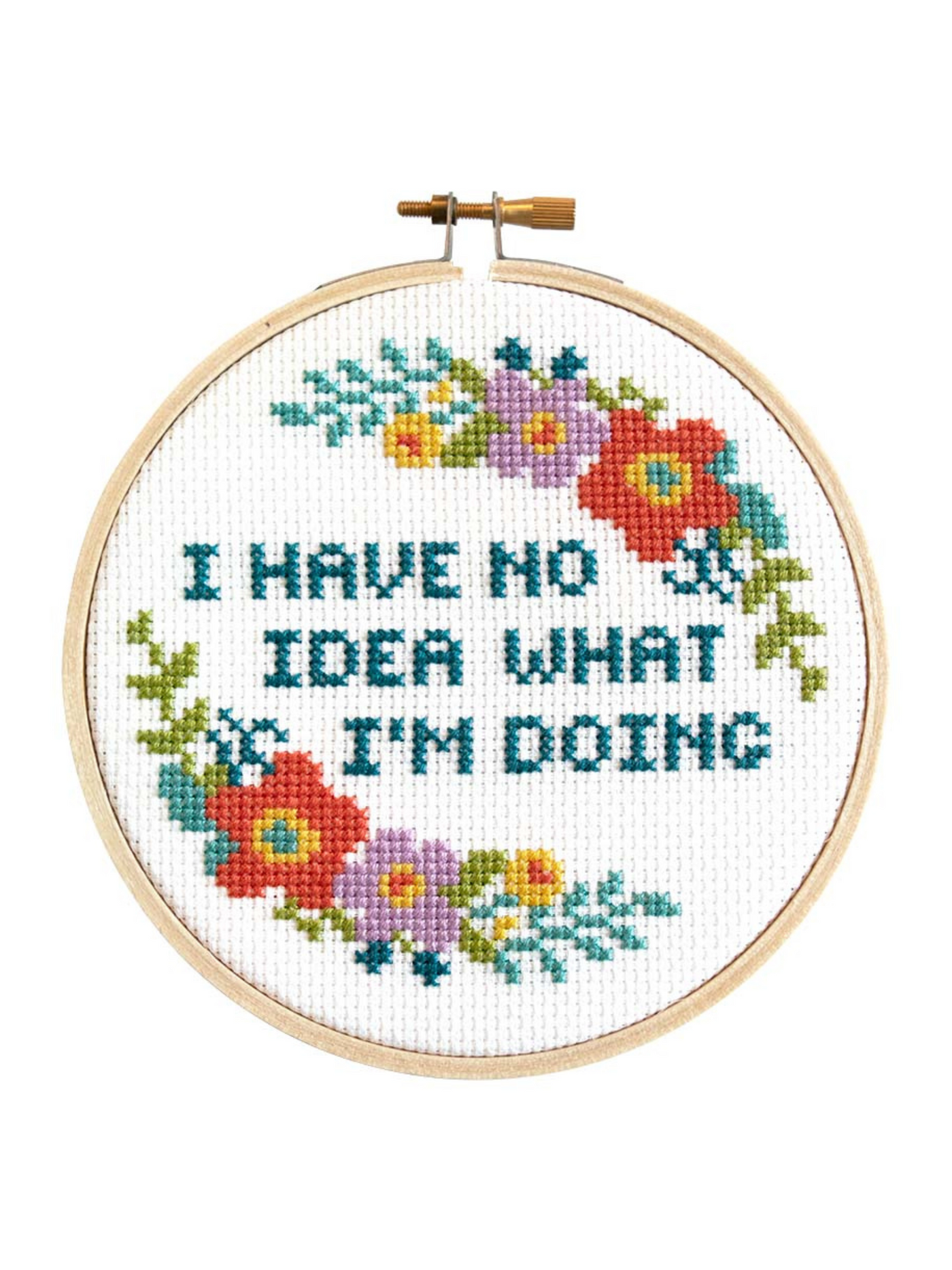I Have No Idea What I'm Doing Cross Stitch Kit