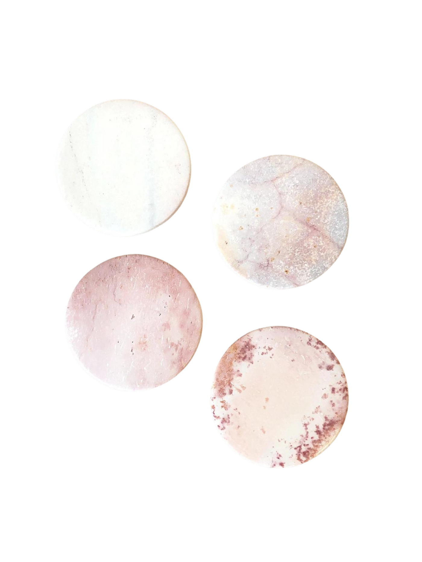 Soapstone Coaster Set - Sunset Pink