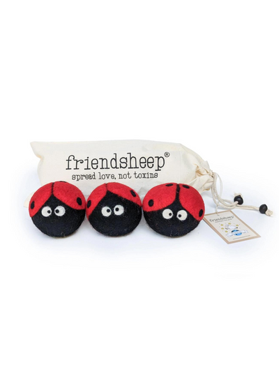 Ladybug Trio Eco Dryer Balls - Set of 3