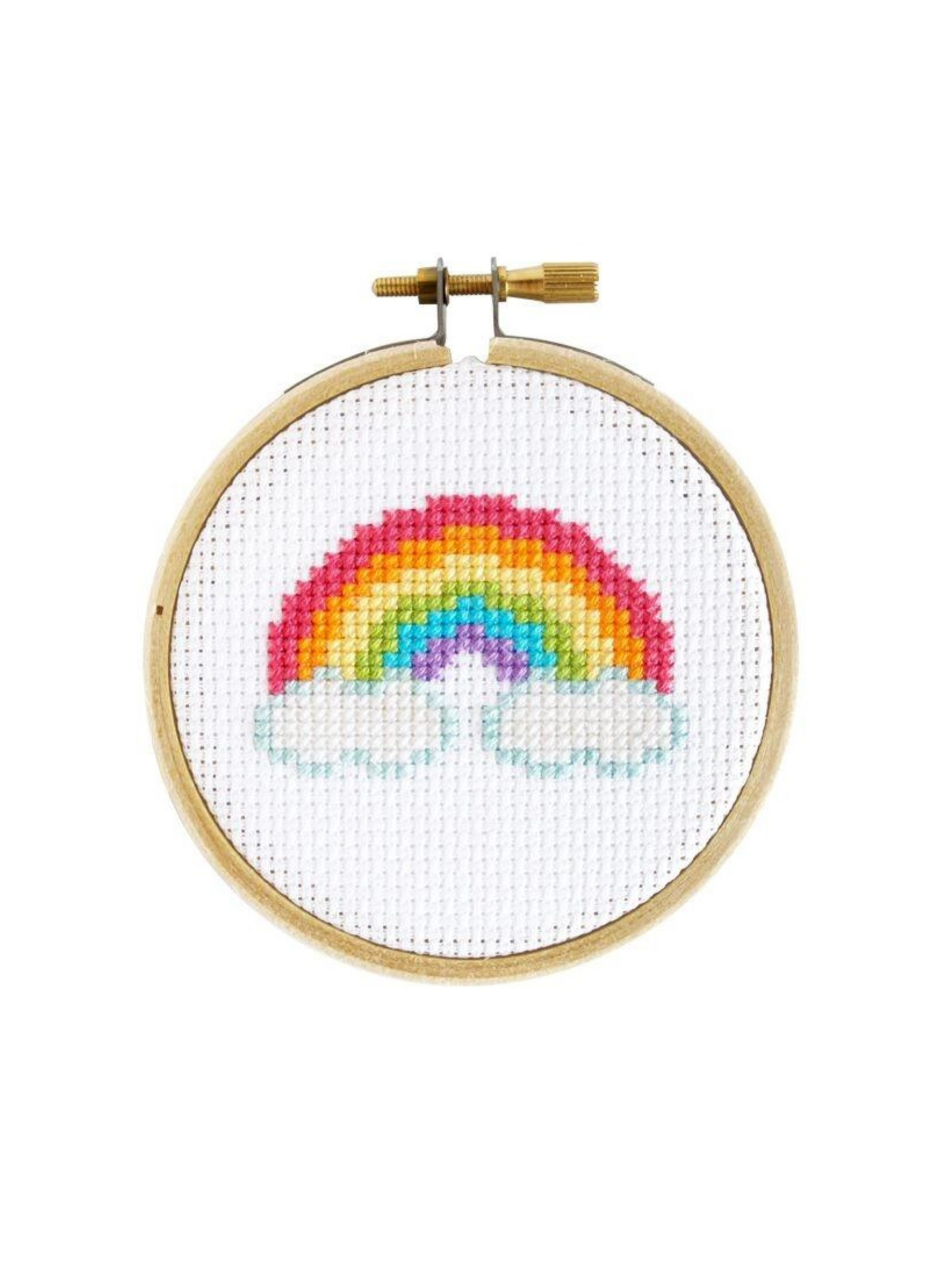 Mini Rainbow Cross Stitch Kit