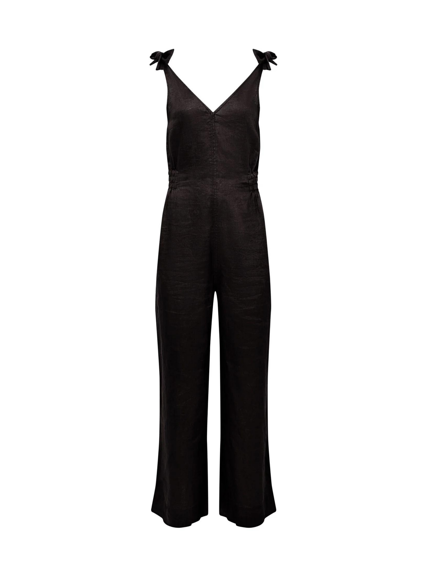 Floss Linen Jumpsuit - Black
