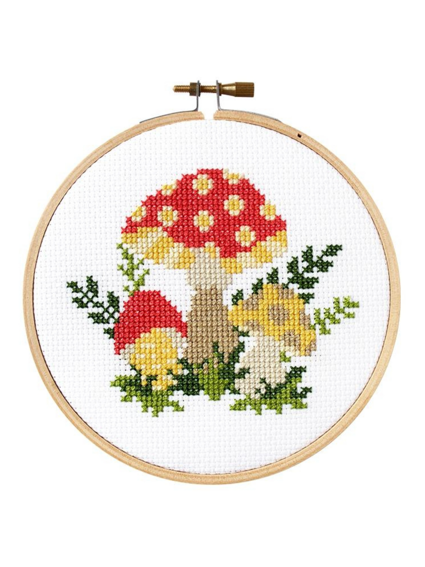 Mushroom Cross Stitch Kit