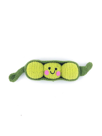 Friendly Plush Peapod Rattle