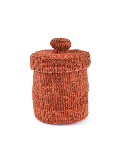 Sisal Mini Lidded Basket