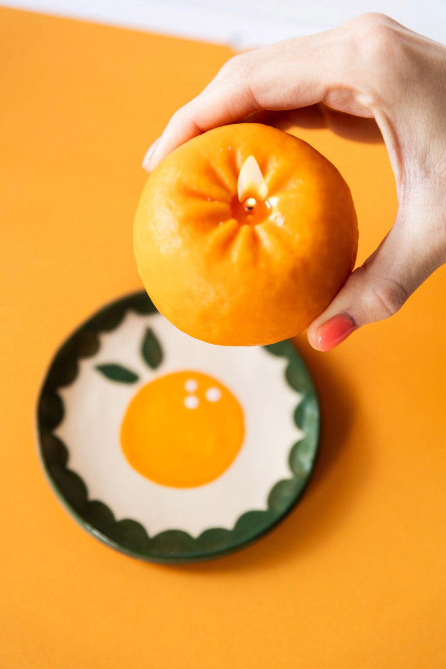Tangerine Fruit Candle