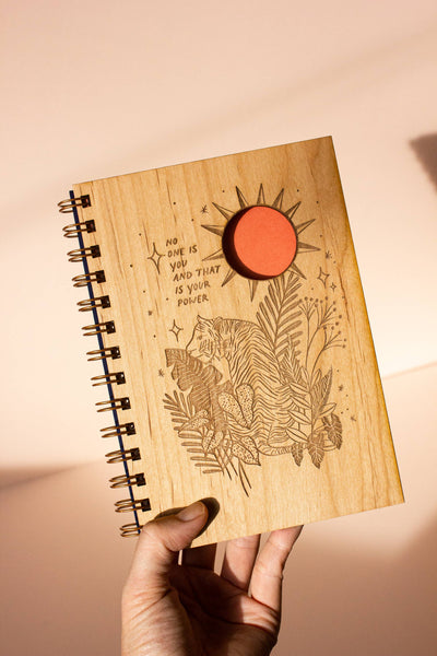 Hereafter - No One is You Wood Journal