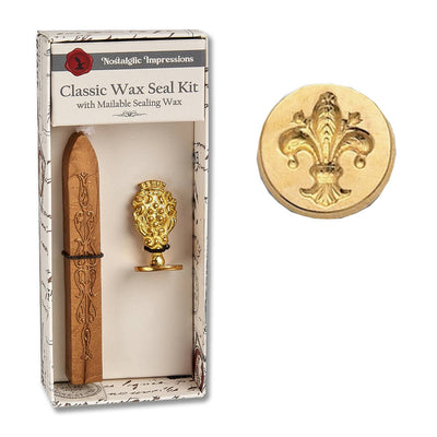 Florentine Brass Stamp  Wax Seal Kits - Bee