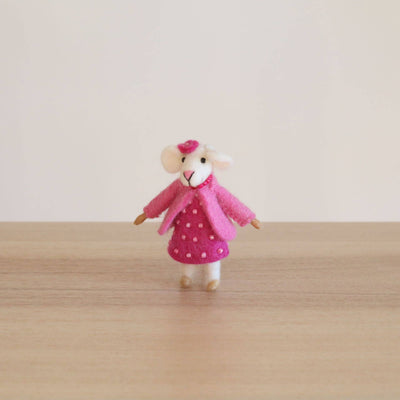Felt Mice Family: Mama