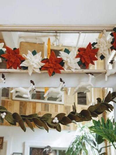 Felt Mistletoe Garland