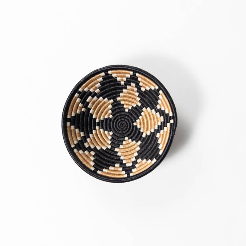 Akaneri Woven Bowls Black Diamonds - Small