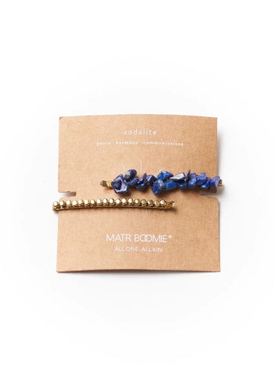 Sodalite Bobby Pins - Set of 2