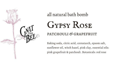 Gypsy Rose Natural Bath Bomb