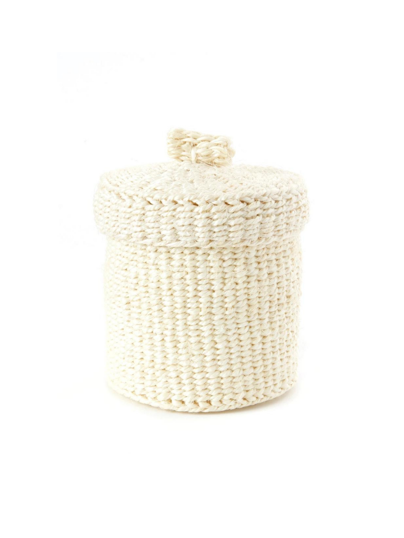 Sisal Mini Lidded Basket