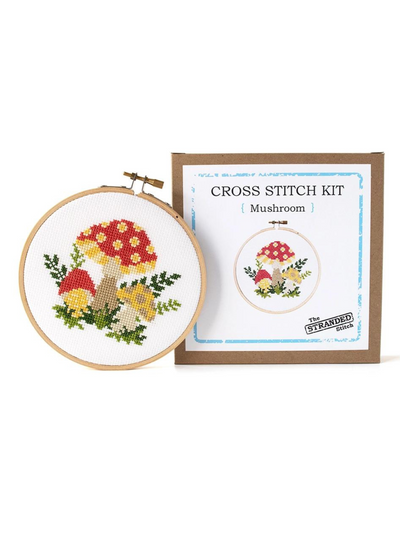 Mushroom Cross Stitch Kit