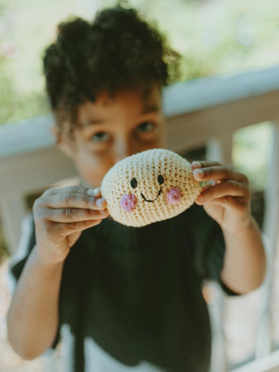 Friendly Plush Lemon Rattle