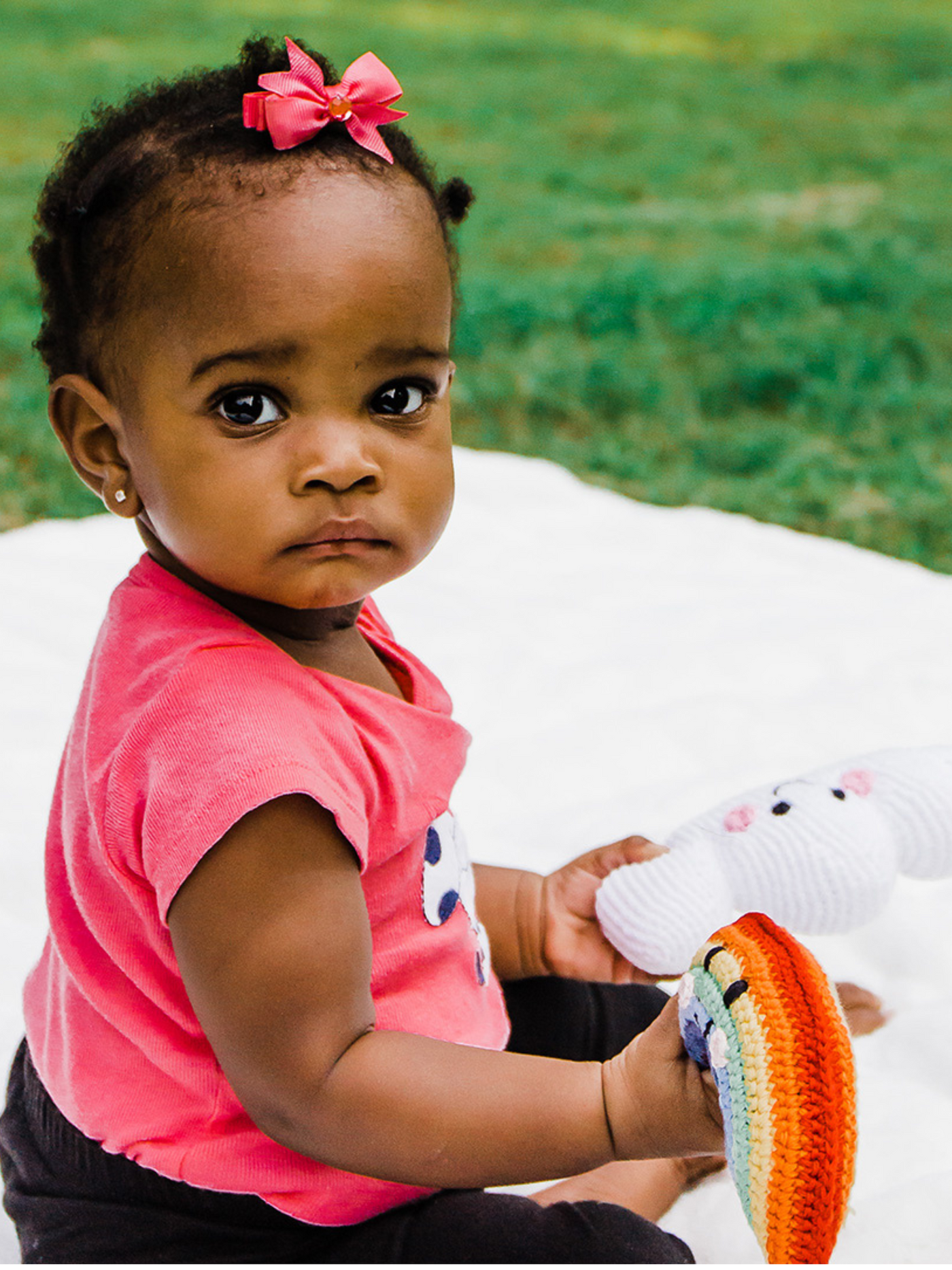 Friendly Weather Rainbow Rattle