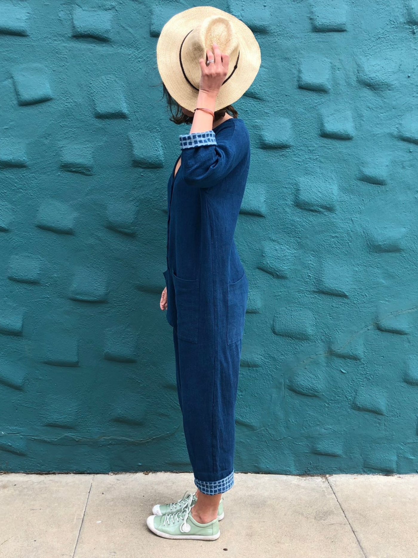 Handspun Indigo Jumpsuit