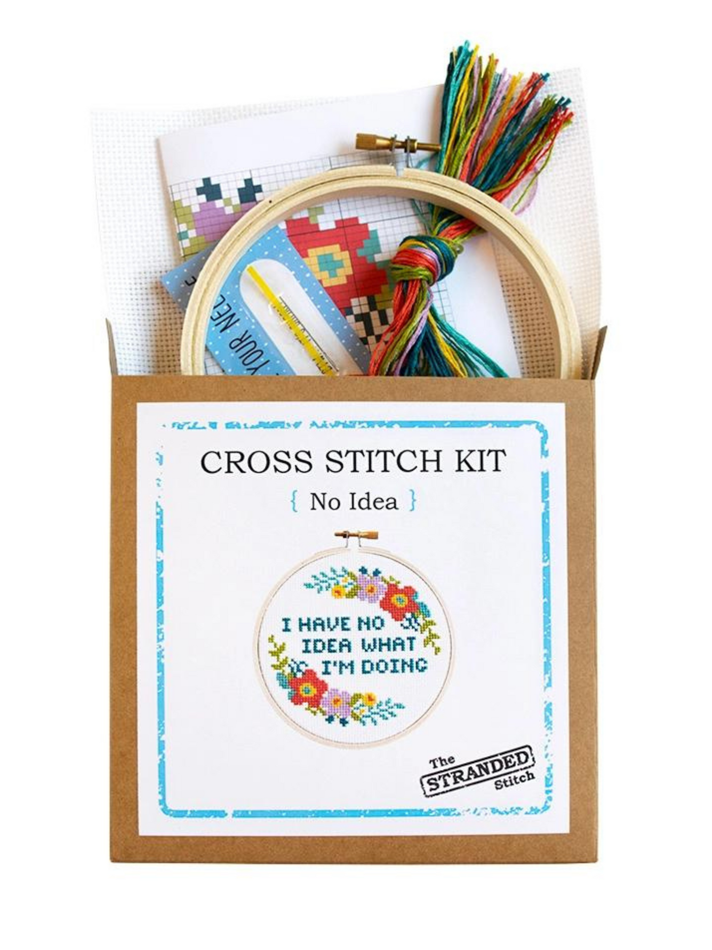 I Have No Idea What I'm Doing Cross Stitch Kit