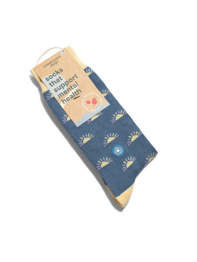 Socks That Support Mental Health (Rising Suns)