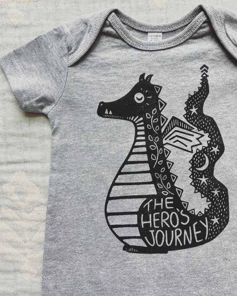 The Hero's Journey Dragon Baby Romper