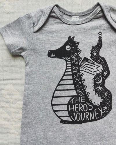 The Hero's Journey Dragon Baby Romper