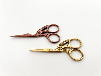 Embroidery stork scissors, small bird scissors